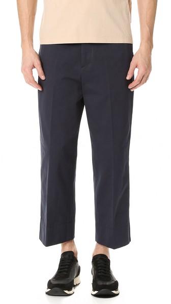 Marni Cropped Cotton Trousers