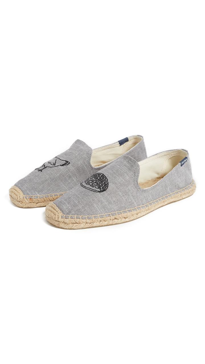 Soludos X Lucy Mail Chicken Waffles Espadrilles