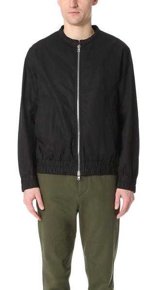 Marni Light Washed Cotton Twill Bomber