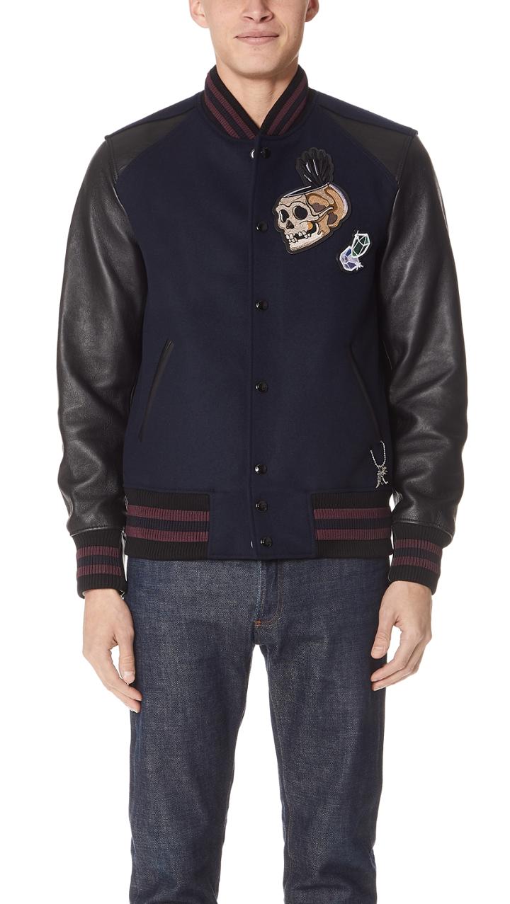 Coach 1941 Dark Disney Varsity Jacket