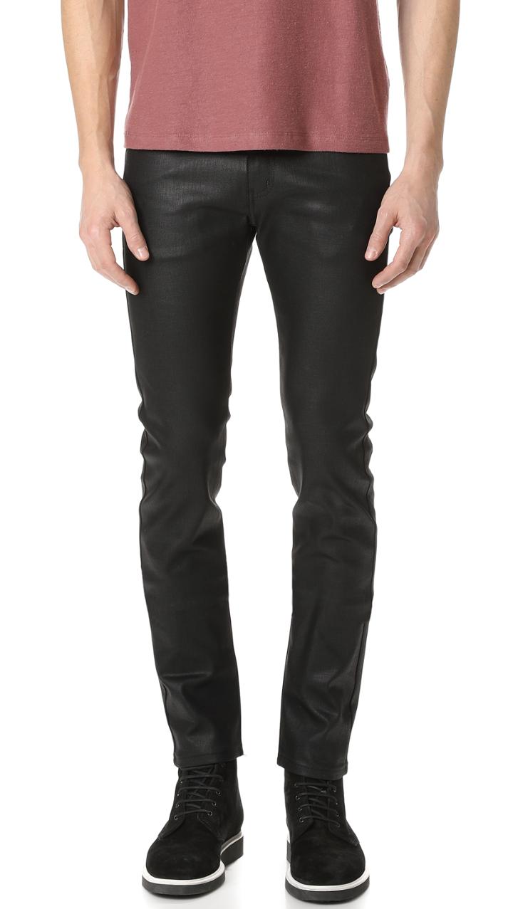 Naked Famous Waxed Super Skinny Guy Jeans