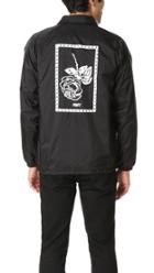 Obey Nobody S Flower Coach Jacket