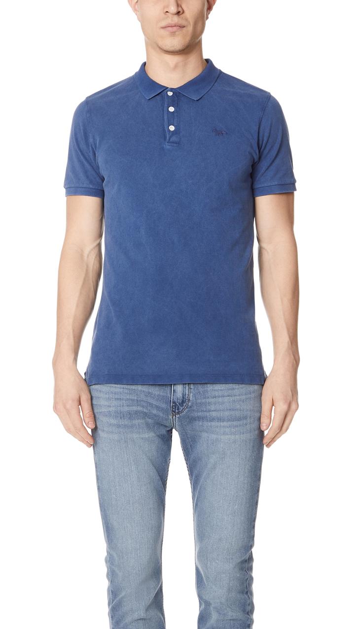 Maison Kitsune Light Pique Polo Shirt