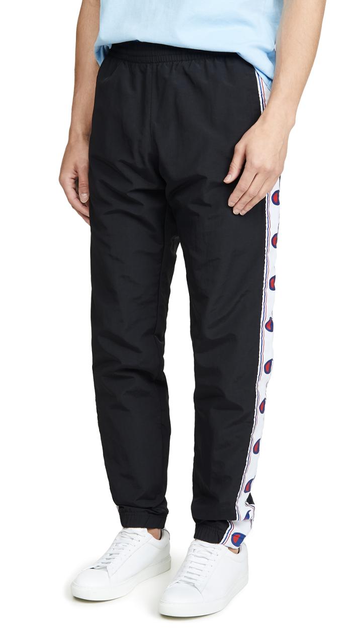 Champion Premium Reverse Weave Taped Logo Track Pants