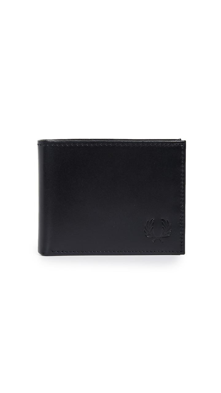 Fred Perry Leather Billfold Wallet