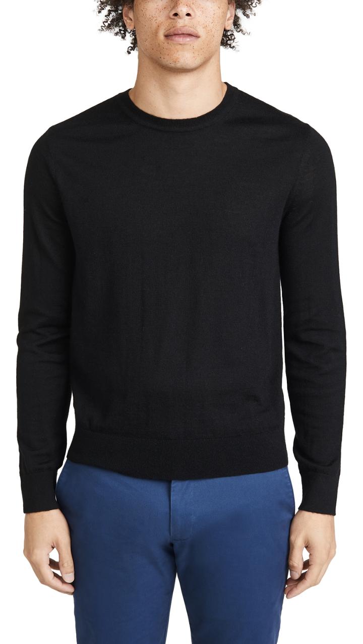 Club Monaco Luxe Merino Links Crew Sweater