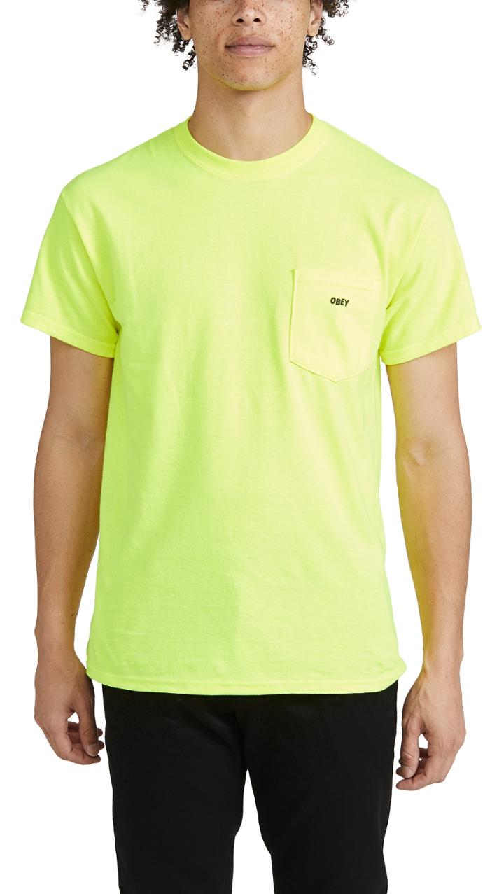 Obey Jumbled Logo Pocket Tee