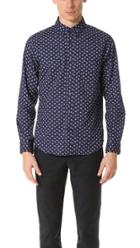 Club Monaco Slim Button Down Paisley Shirt