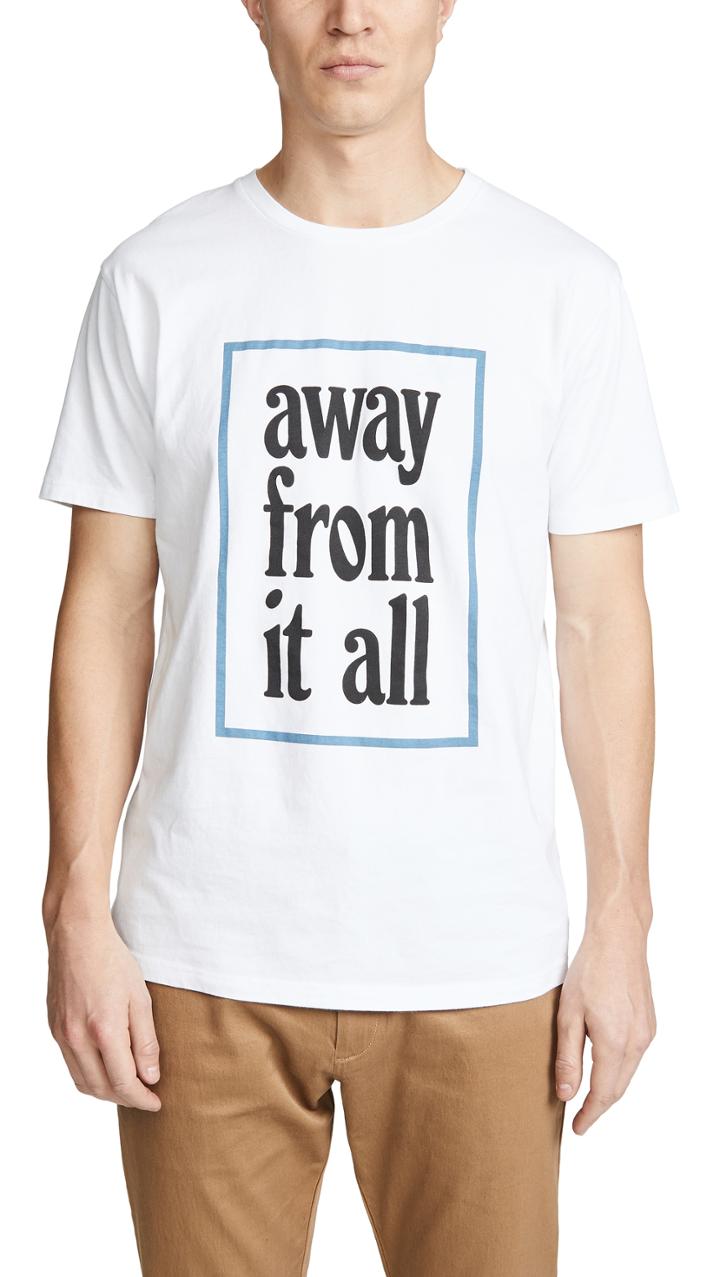 Wood Wood Away Print Tee