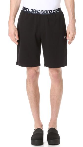Emporio Armani French Terry Lounge Shorts