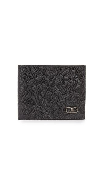 Salvatore Ferragamo 1041 Leather Tri Fold Wallet