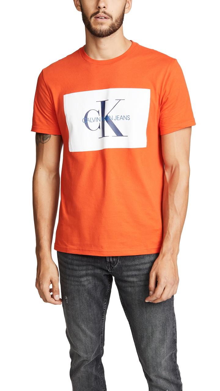 Calvin Klein Jeans Monogram Crew Neck Tee