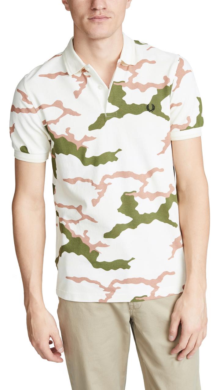 Fred Perry Camouflage Pique Shirt