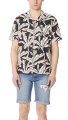Levi S Red Tab Holtville Ming Green Camp Shirt