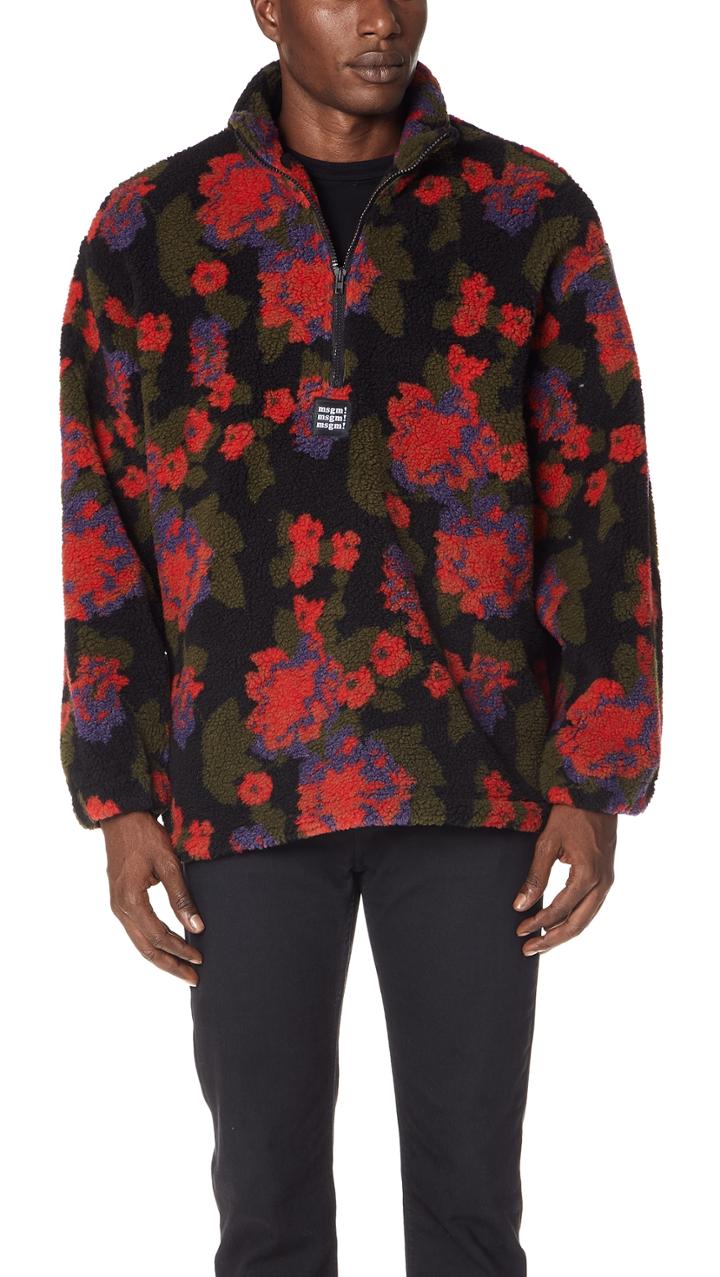 Msgm Flower Pullover