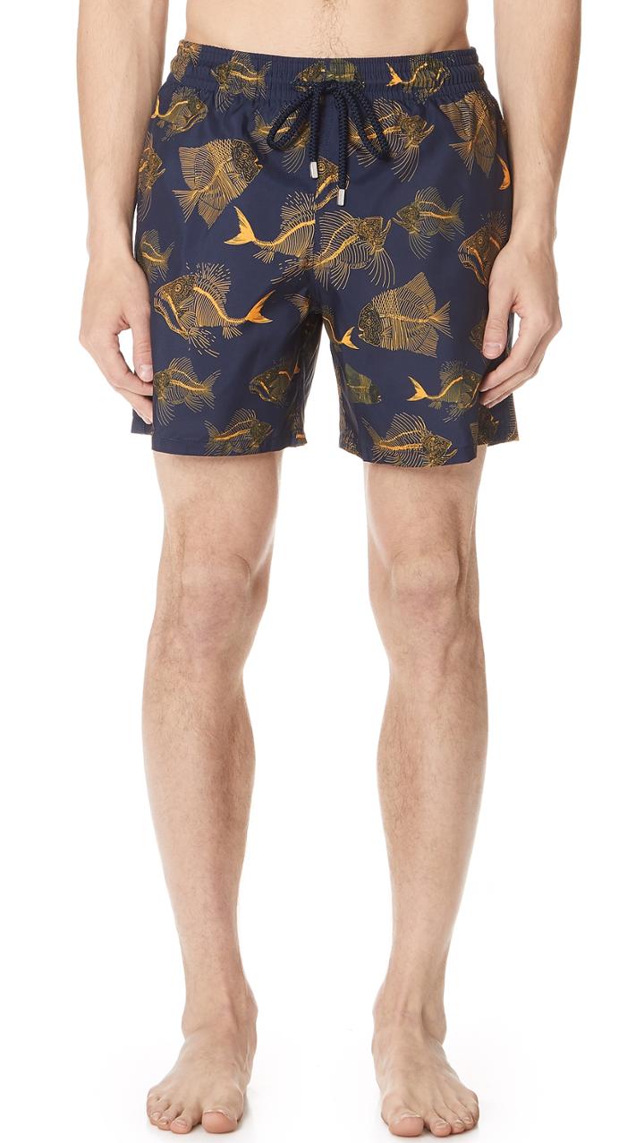 Vilebrequin Prehistoric Fish Lightweight Swim Trunks