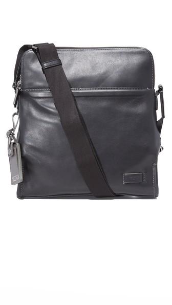 Tumi Harrison Leather Stratton Cross Body Bag