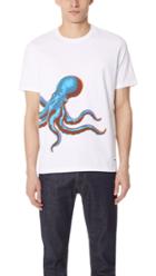 Ps By Paul Smith Regular Fit Octopus Tee