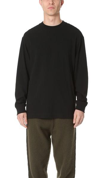 T By Alexander Wang Oversized Long Sleeve Tee