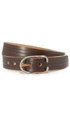 Cause And Effect Embossed Leather Belt