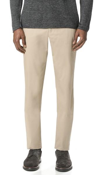 Tomorrowland Supima Cotton Slim Chinos