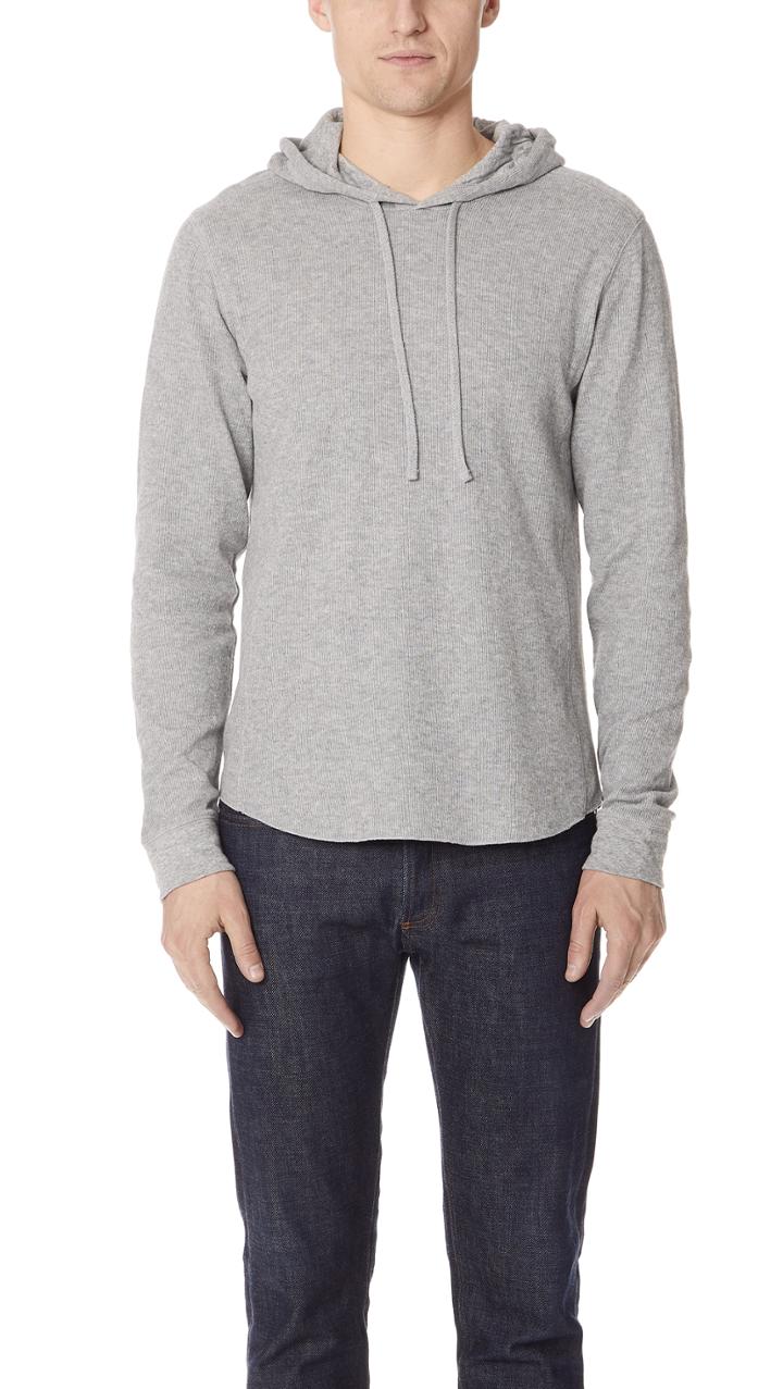 Vince Long Sleeve Knit Hoodie