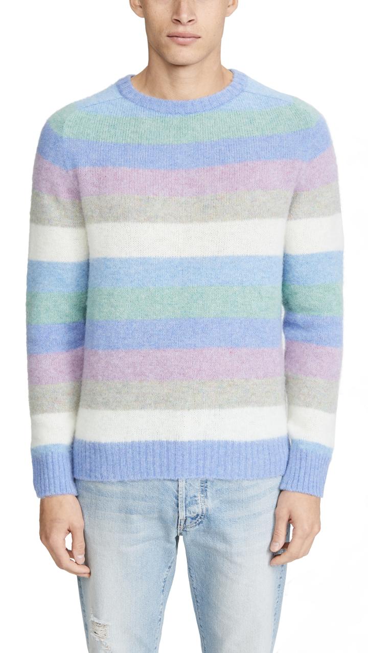 Howlin Wool Digger Multi Stripe Sweater