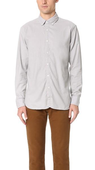 Billy Reid Brushed Twill Shirt