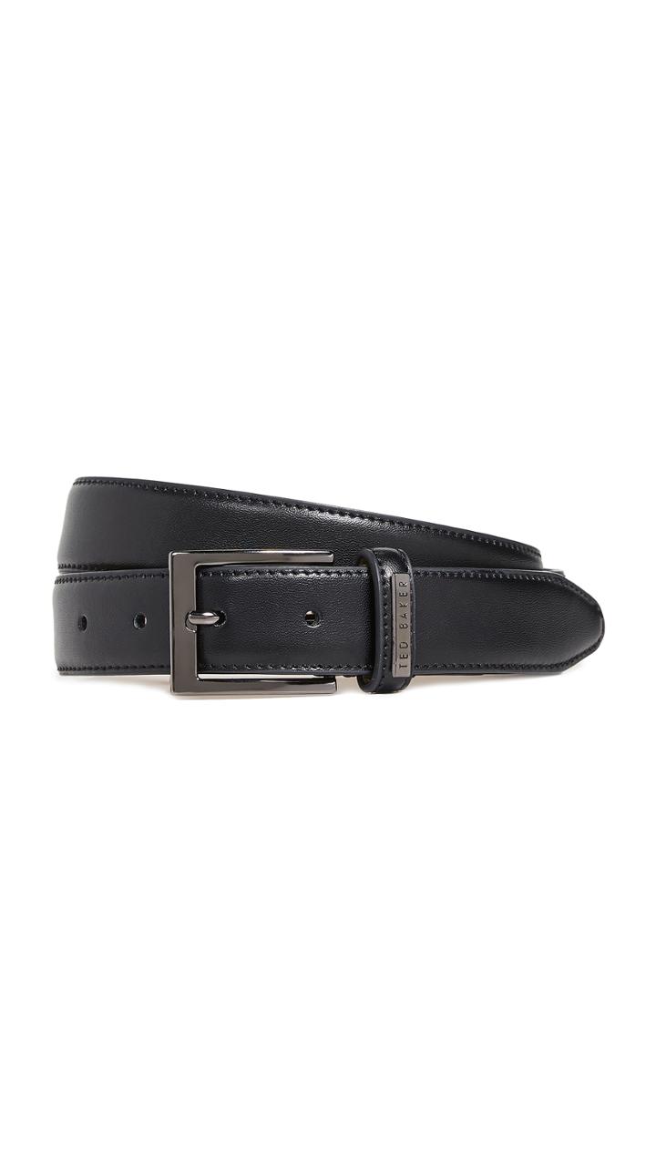Ted Baker Leather Keeper Plate Belt