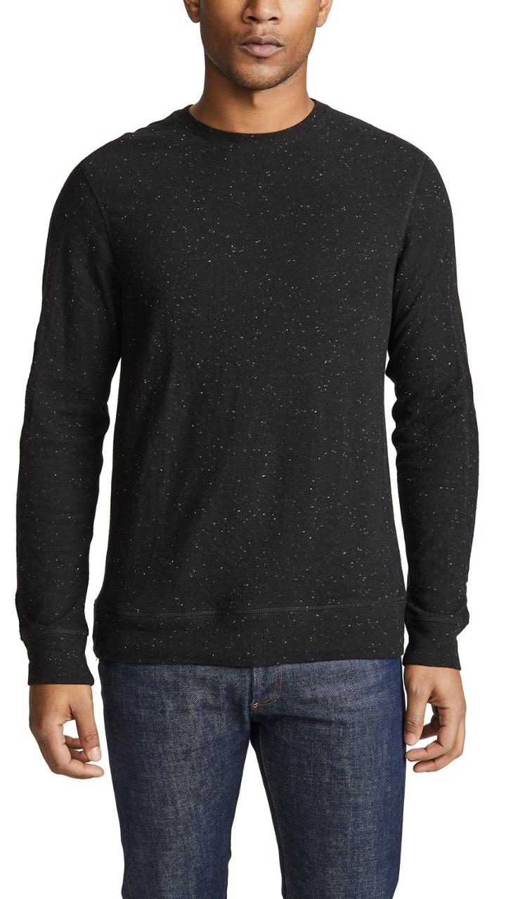 Club Monaco Donegal Duofold Crew Neck Pullover
