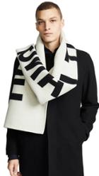 Helmut Lang Large Logo Scarf