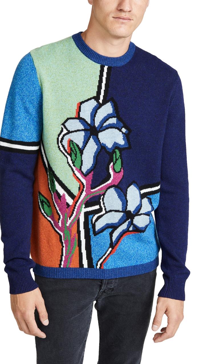 Paul Smith Floral Pullover Sweater