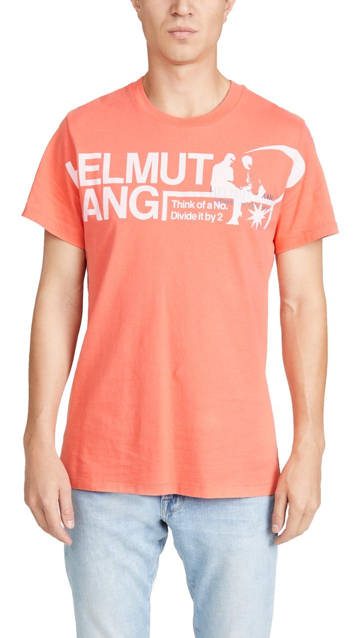 Helmut Lang Short Sleeve Standard Logo T Shirt