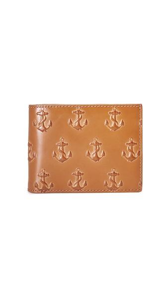 Jack Spade Embossed Anchor Slim Billfold