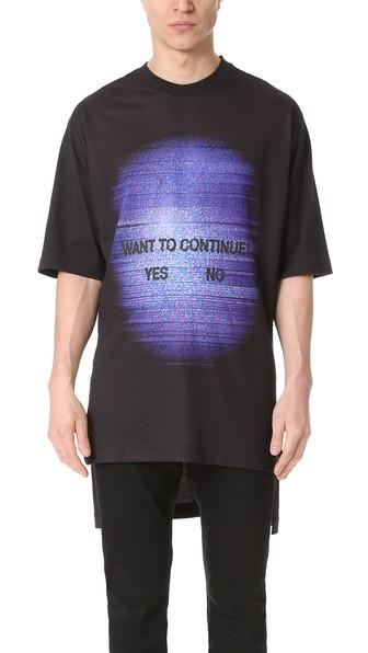 Y 3 Tv Continue Tee