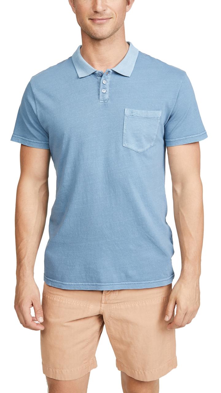 Rvca Ptc Pigment Dyed Polo Shirt