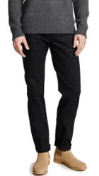 Naked Famous Weird Guy Solid Black Selvedge Jeans