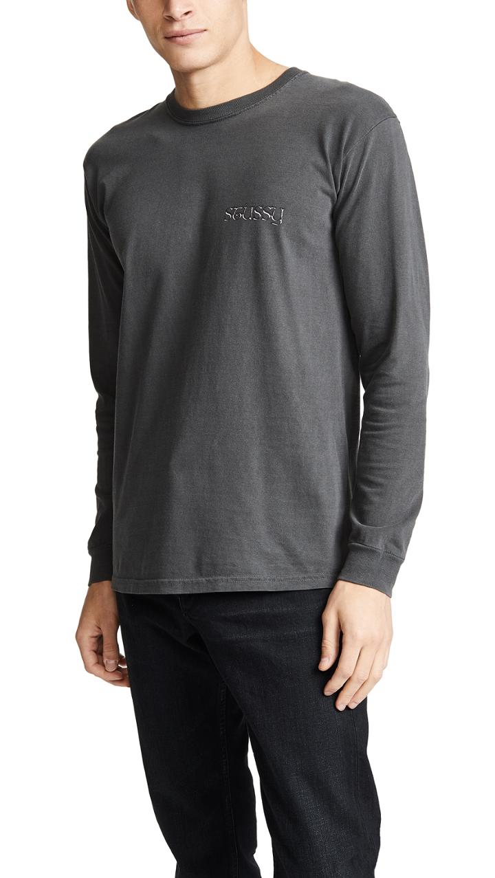Stussy Stars Dyed Long Sleeve Tee