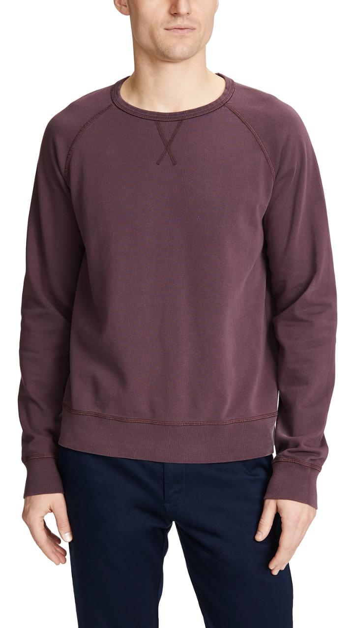 Officine Generale Clement Pigment Dyed Sweatshirt