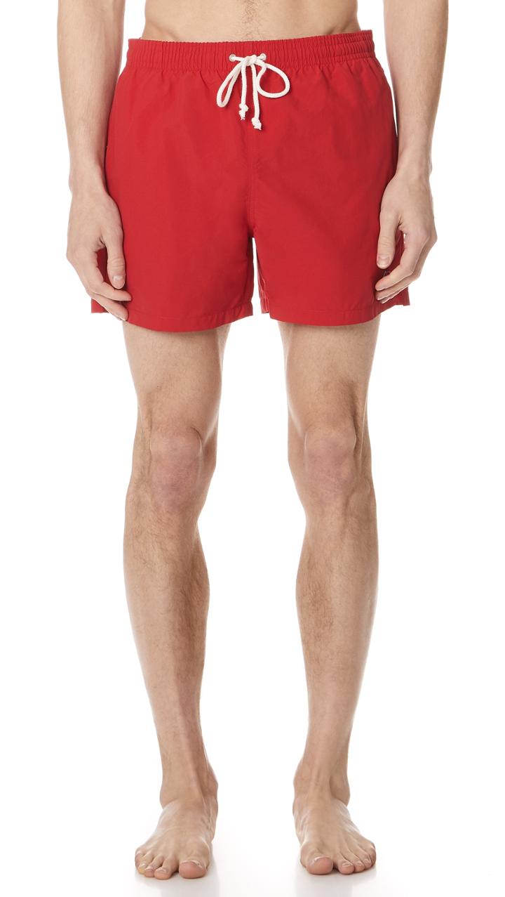 Maison Kitsune Par Rec Swim Shorts