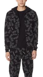Moschino Allover Print Hoodie