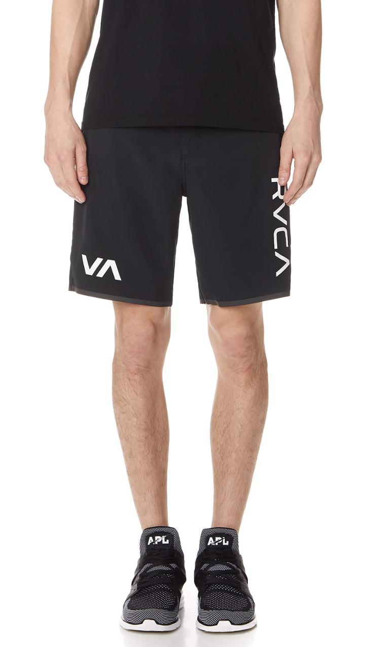 Rvca Staff Ii Dual Layer Shorts