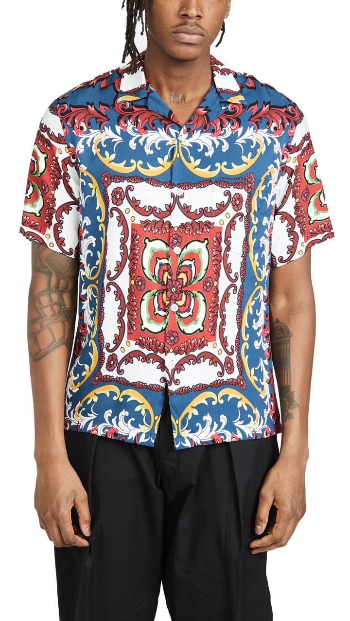 Portuguese Flannel 90s Power Camp Shirt