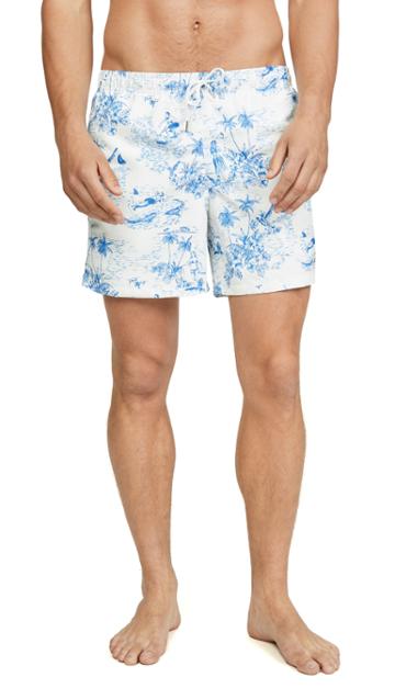 Bather French Toille Trunks