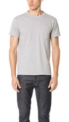 Velva Sheen Mock Twist Short Sleeve Pocket Tee