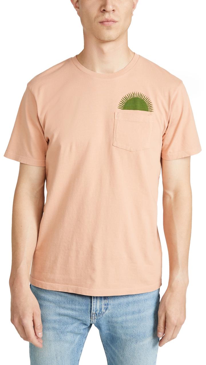 Mollusk Short Sleeve Country Sun Pocket Tee