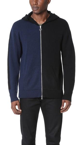 Timo Weiland Lewis Hooded Zip Cardigan