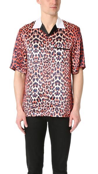 3 1 Phillip Lim Leopard Souvenir Bowler Shirt
