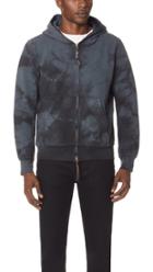 Remi Relief Tie Dye Sp Finish Zip Hoodie