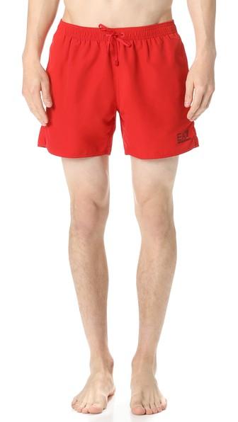 Ea7 By Emporio Armani Logo Trunks